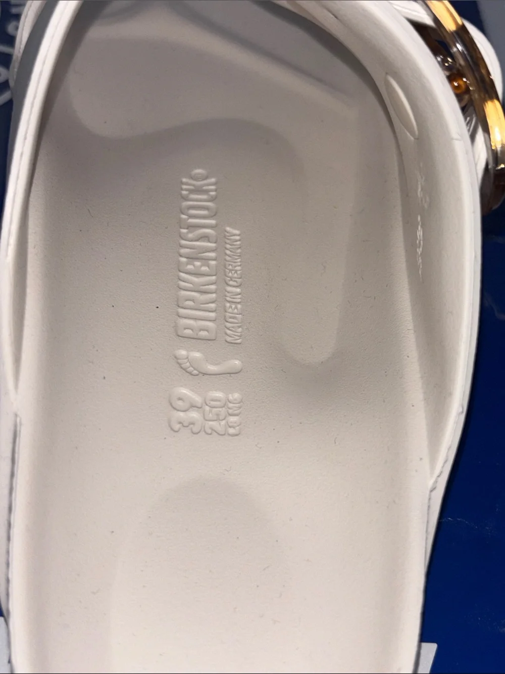 Birkenstock Kids White EVA Two-Strap Slide Sandal
